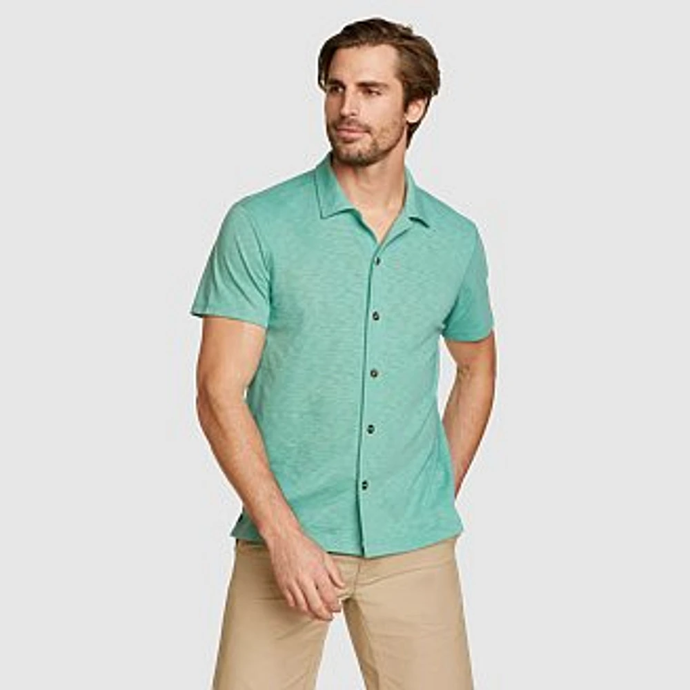 Men's Getaway Slub Button-Down Shirt