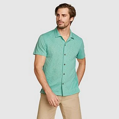 Men's Getaway Slub Button-Down Shirt