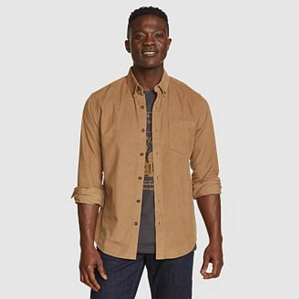 Men's Corduroy Long-Sleeve Shirt