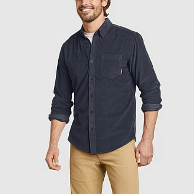 Men's Corduroy Long-Sleeve Shirt