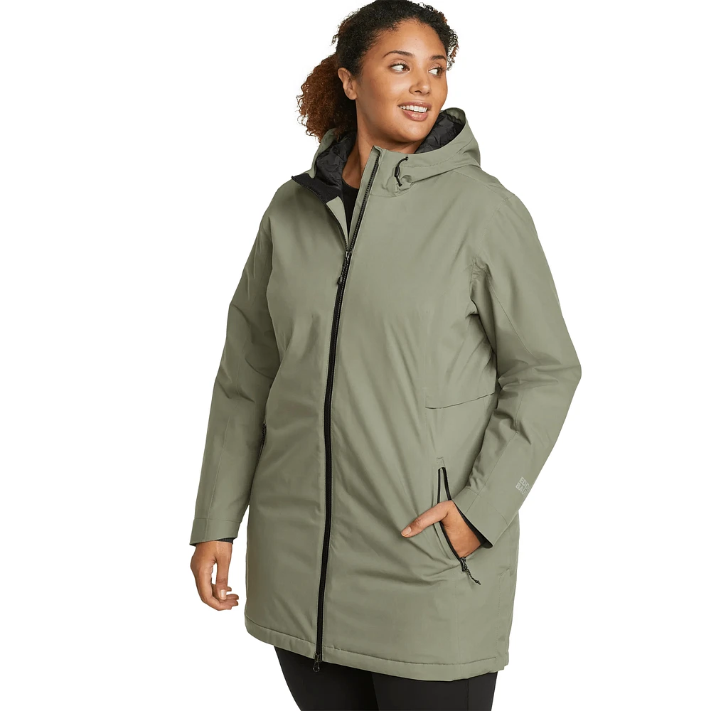 Cloud Cap Stretch Insulated Waterproof Trench Coat