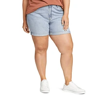 Boyfriend Rolled Denim Shorts