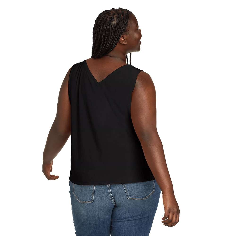 Departure V-Neck Tank Top - Solid