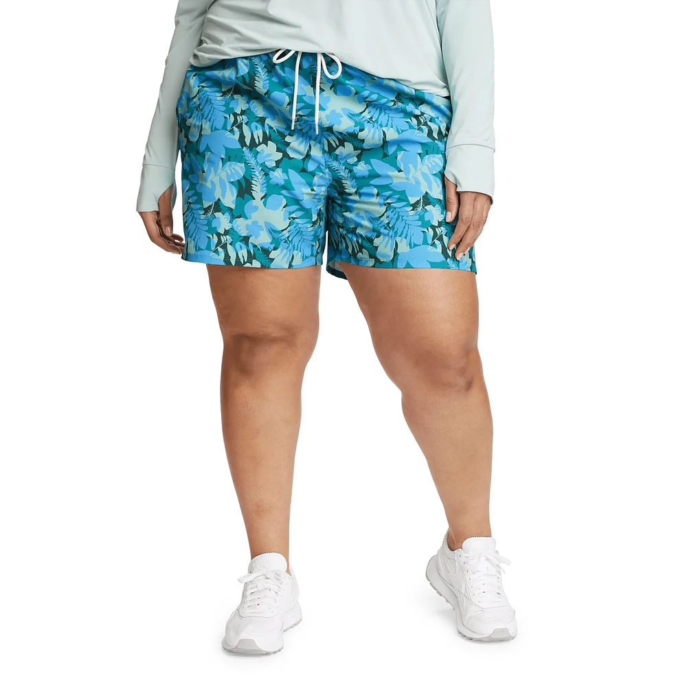 Tidal High Rise Shorts - Print