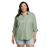 EB Hemplify Long-Sleeve Beach Shirt