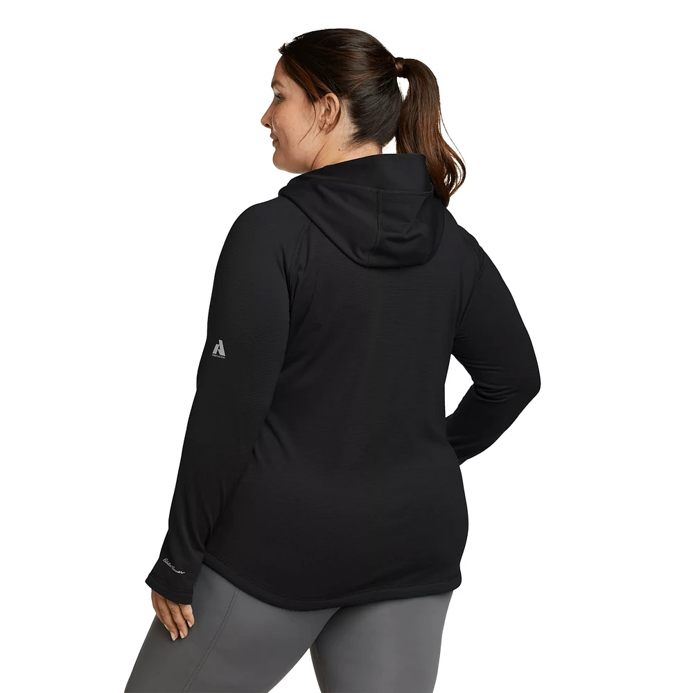 High Route Full-Zip Grid Fleece Hoodie