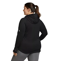 High Route Full-Zip Grid Fleece Hoodie