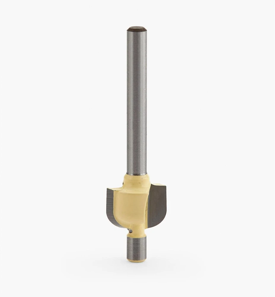 1/8" Shank Carbide-Tipped Cove Router Bit