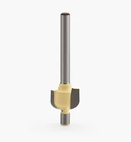 1/8" Shank Carbide-Tipped Cove Router Bit