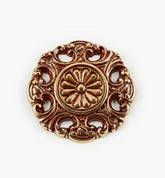 Cast Brass Appliqué Rosette Accents