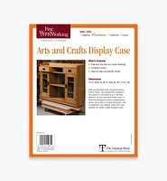 Arts and Crafts Display Case Plan