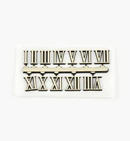 Adhesive-Backed Roman Numerals