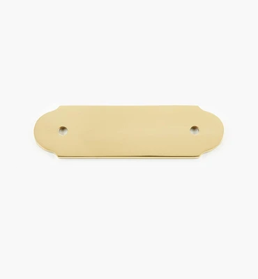 Brass Round-Edge Handle Escutcheon