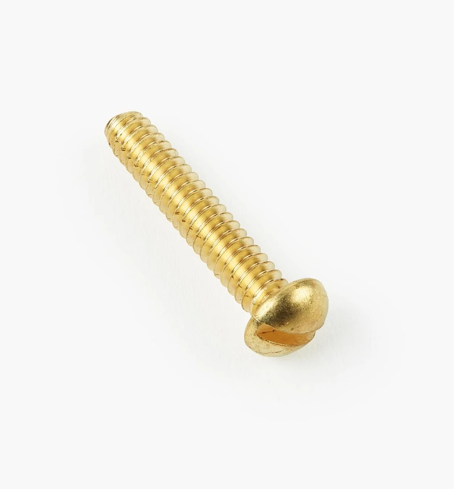 Round-Head Slot Brass Machine Screws