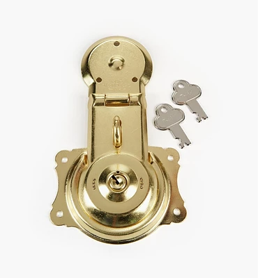 Brass-Plated Trunk Lock