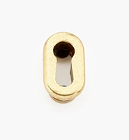 Brass Oval Insert Spline Escutcheon