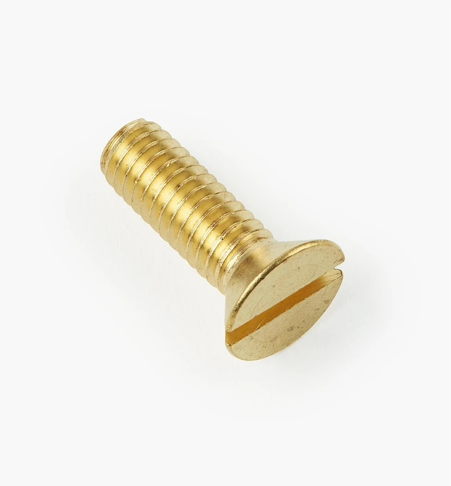 Flat-Head Slot Brass Machine Screws