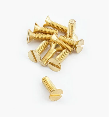 Flat-Head Slot Brass Machine Screws