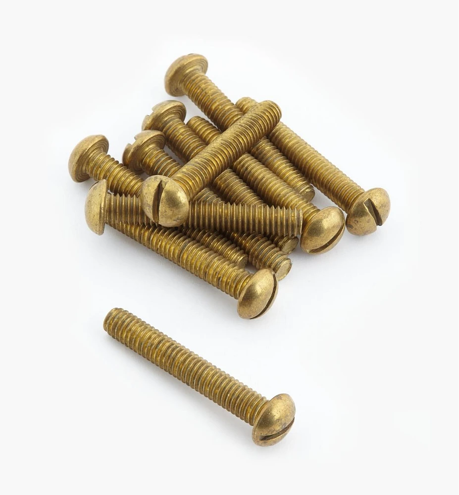 Round-Head Slot Brass Machine Screws