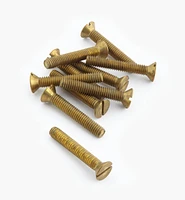 Flat-Head Slot Brass Machine Screws