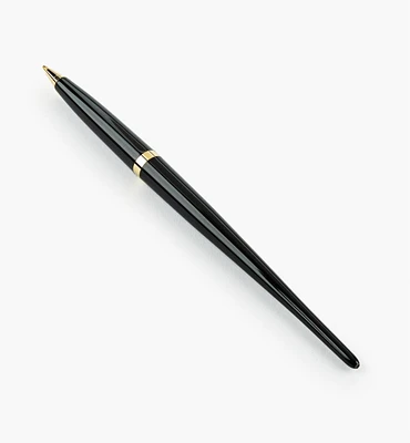 Stylo noir pour porte-stylo en laiton