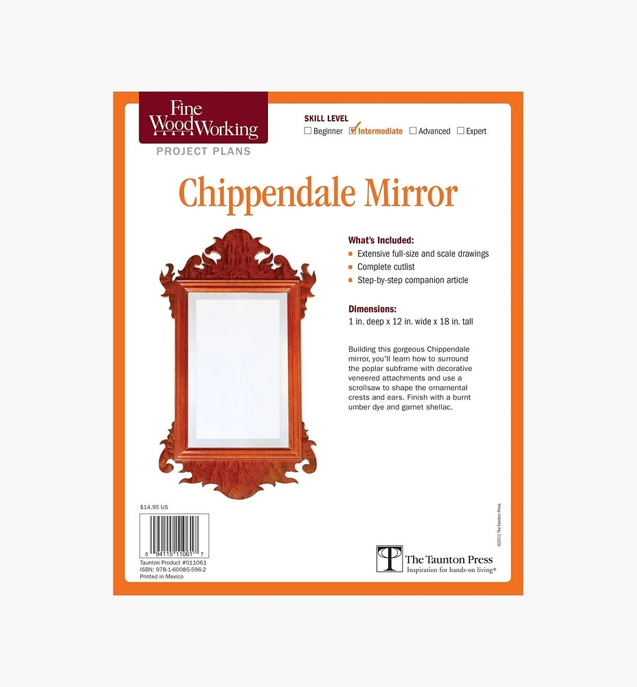 Chippendale Mirror Plan