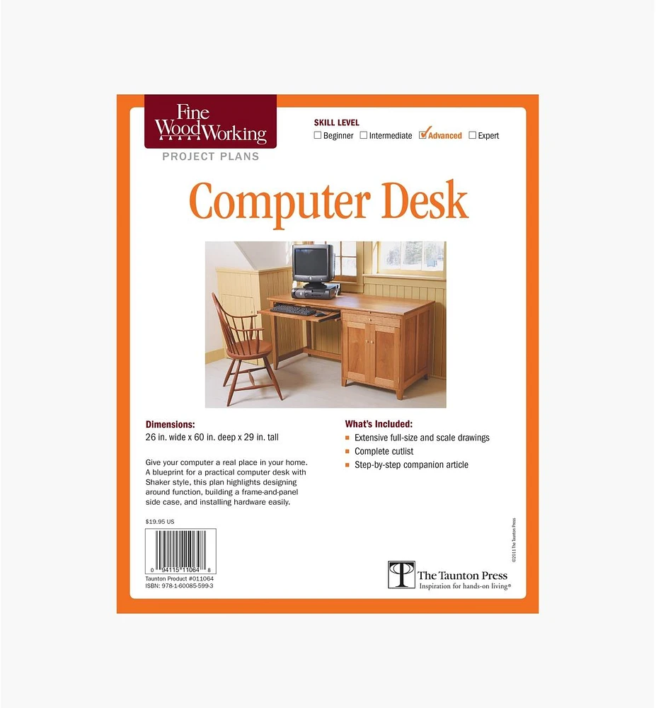 Computer Desk Plan