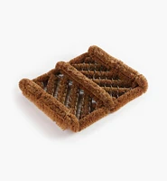 Brosse en fibre de coir pour bottes