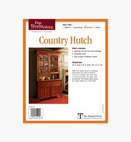 Country Hutch Plan