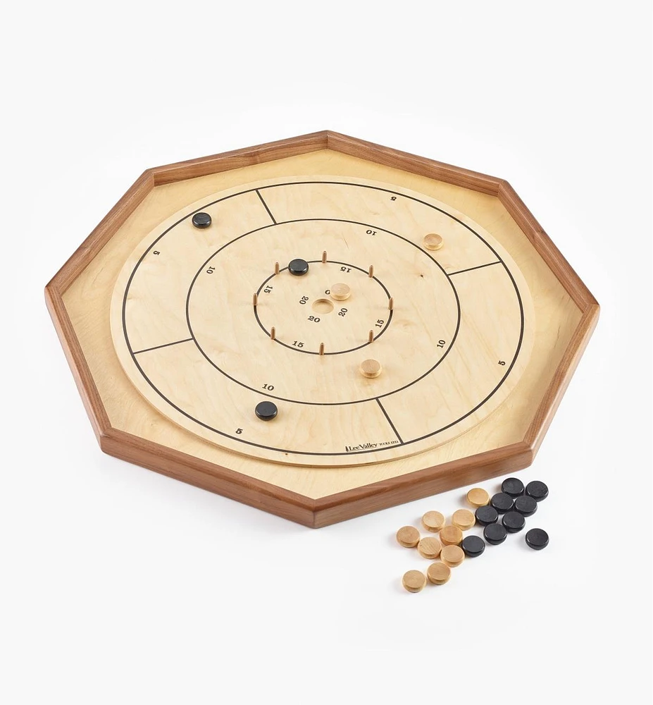 Deluxe Crokinole, Checker & Chess Board