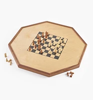 Deluxe Crokinole, Checker & Chess Board