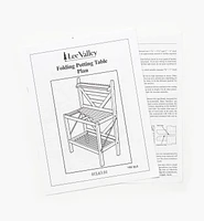 Folding Potting Table Plan