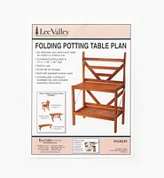 Folding Potting Table Plan