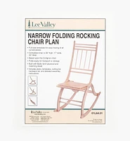 Narrow Folding Rocking Chair Plan