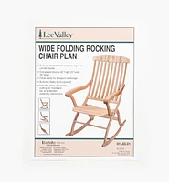 Wide Folding Rocking Chair Plan