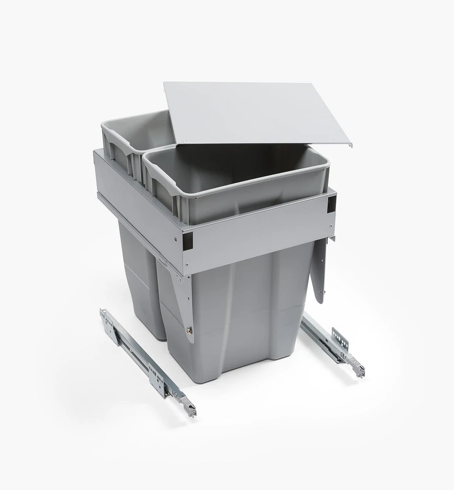 Door-Mount Dual Waste Bin