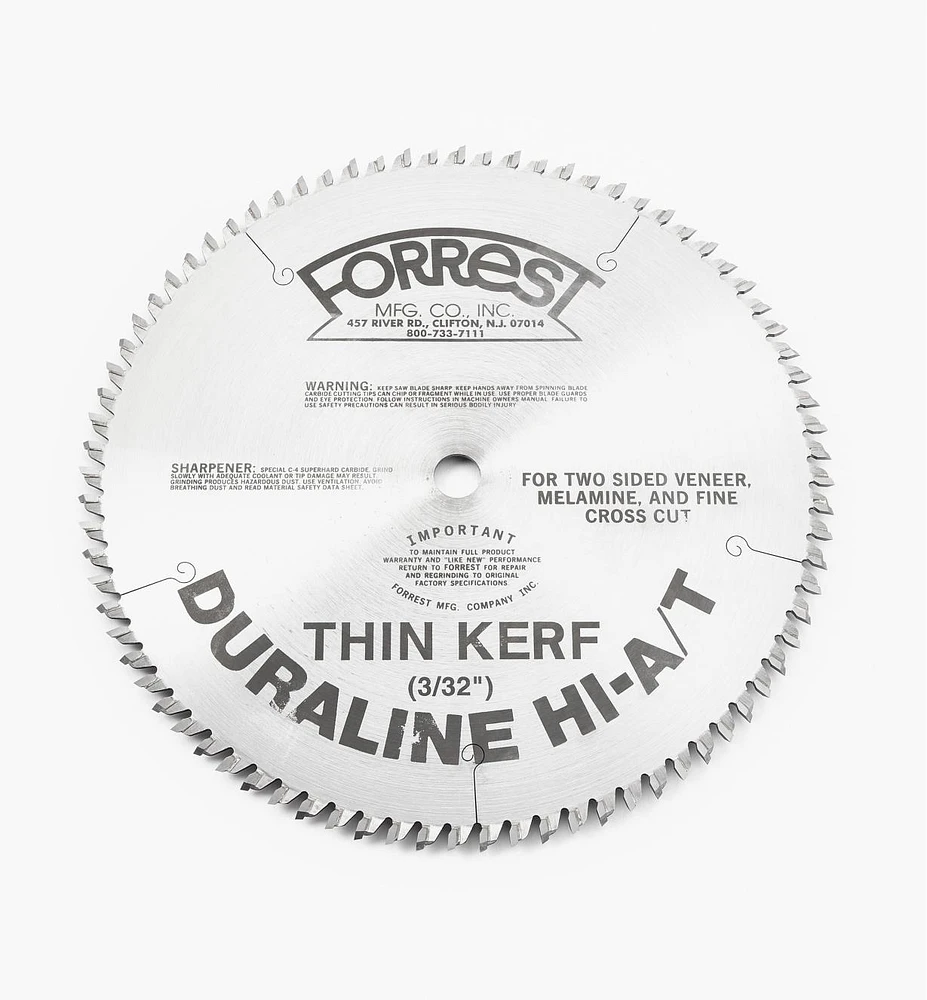 Forrest Duraline HI-A/T Saw Blades