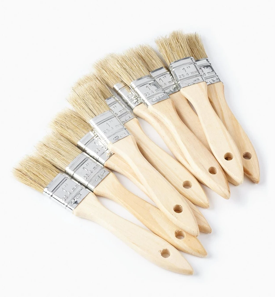 Disposable Natural-Bristle Brushes