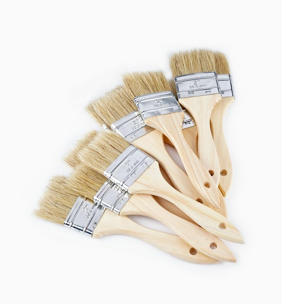 Disposable Natural-Bristle Brushes