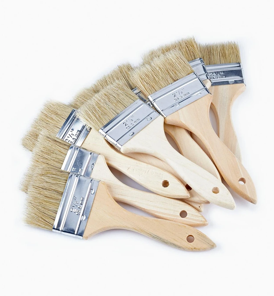 Disposable Natural-Bristle Brushes