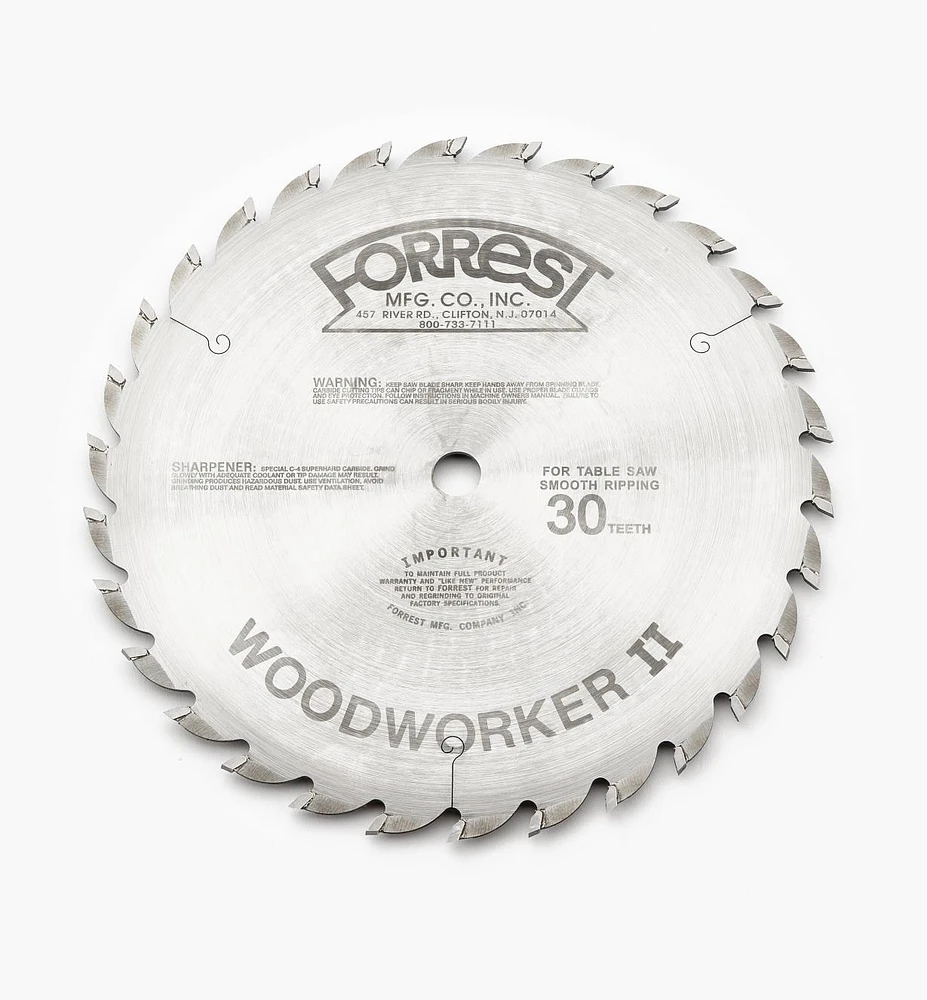 Forrest Woodworker Blades