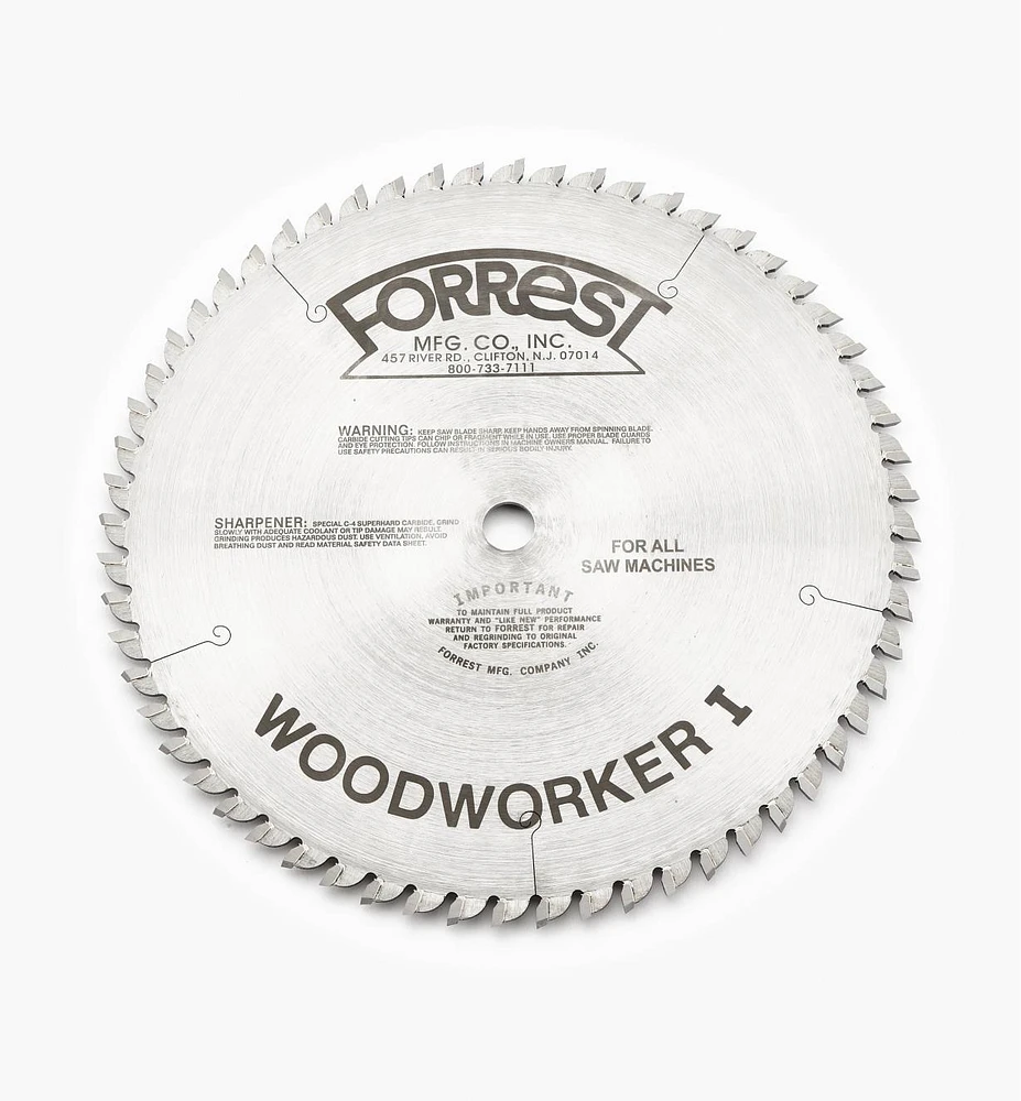Forrest Woodworker Blades