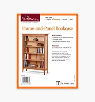 Frame-and-Panel Bookcase Plan