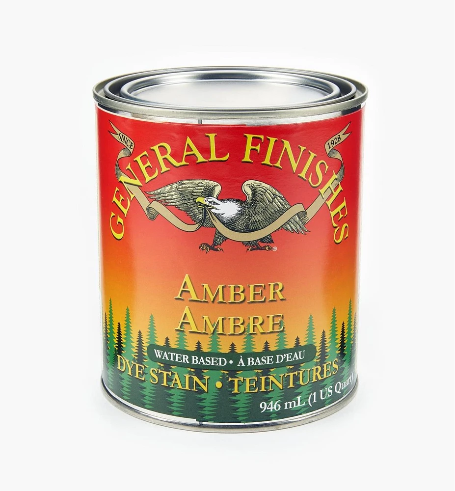Amber General Water-Based Dye Stain