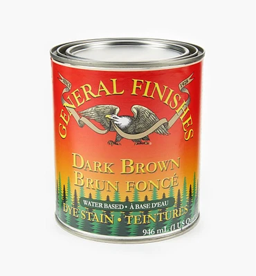 Dark Brown General Water-Based Dye Stain