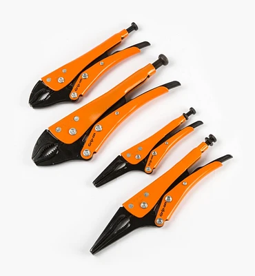 Grip-On Locking Pliers Toolbox Set