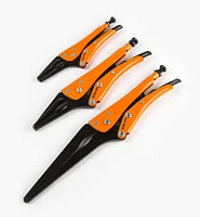 Grip-On Locking Pliers Long-Jaw Set