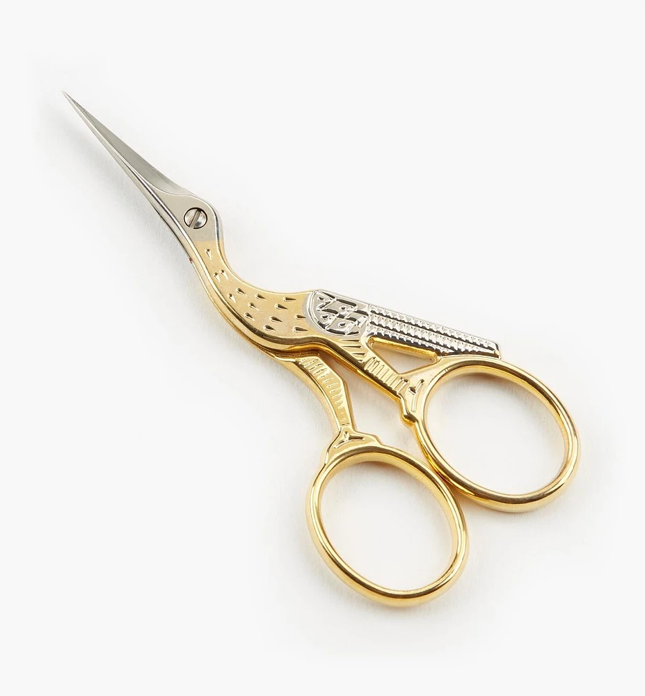 Gold-Plated Stork Scissors