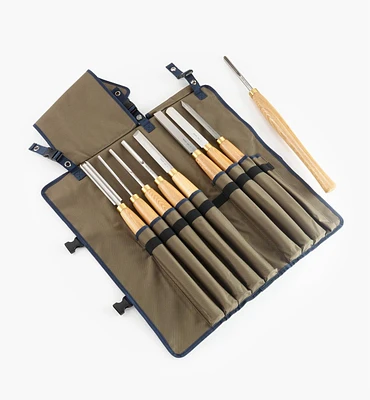 Economy Turning Tools Set and Tool Roll