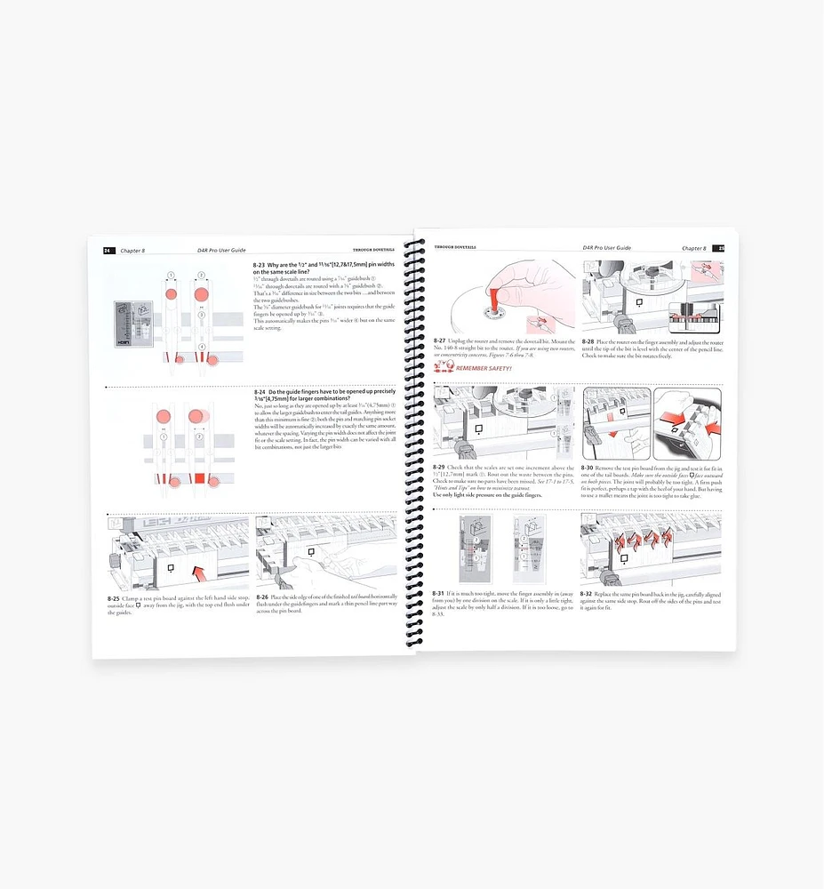 Extra Instruction Manual for Leigh D4R Pro Dovetail Jig